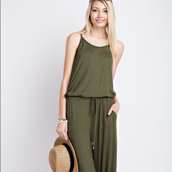 12 Pm By Mon Ami Pants - SOLD❗️Olive Jumpsuit